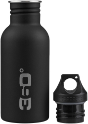 Фляга 360° Degrees Stainless Steel Botte 550 ml к:matte black 