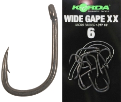 Крючок карповый Korda Wide Gape XX #1 (10 шт/уп)