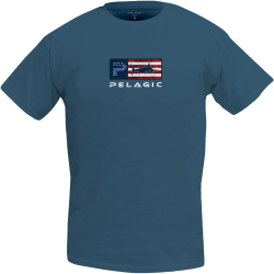 Футболка Pelagic Deluxe Americamo Premium T-Shirt S к:smokey blue 