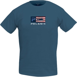 Футболка Pelagic Deluxe Americamo Premium T-Shirt M к:smokey blue 