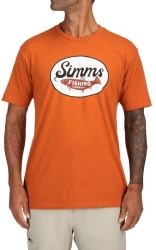 Футболка Simms Trout Outline T-Shirt XL к:adobe heather 