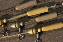 Гумовий наконечник Korda Heli Rubber Muddy Brown 20шт 