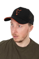 Кепка Fox Collection Trucker Black and Orange