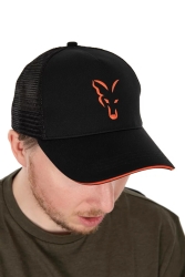 Кепка Fox Collection Trucker Black and Orange