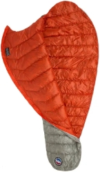 Спальный мешок Big Agnes Pluton UL 40 Left Gray/pumpkin