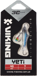 Балансир Viking Fishing Yeti Ice Jig 40mm 7.0g #3 Light Blue Glam