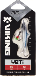 Балансир Viking Fishing Yeti Ice Jig 50mm 12.0g #3 Light Blue Glam