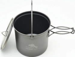 Котелок Toaks Titanium Pot with Bail Handle 1,3L