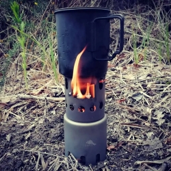 Щепочница Toaks Titanium Backpacking Wood Burning Stove Small