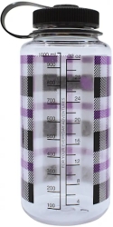 Бутылка Nalgene Wide Mouth Plaid Water Bottle 1L Purple