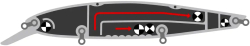 Воблер Deps Balisong Minnow 130SP 130mm 24.8g #03
