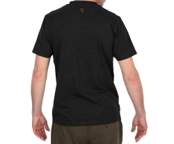 Футболка FOX Black Marl T-Shirt Black &amp; Orange S