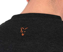 Футболка FOX Black Marl T-Shirt Black &amp; Orange S