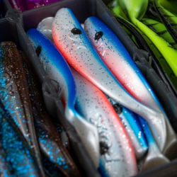 Силиконовая приманка Rage Zander Pro Shad Silver Halo 7.5cm 1шт