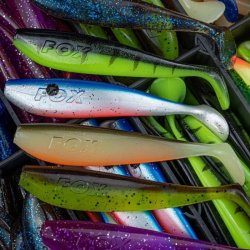 Силиконовая приманка Rage Zander Pro Shad Glitter Perch 7.5cm 1шт