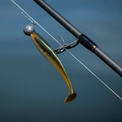 Силиконовая приманка Rage Zander Pro Shad Glitter Perch 7.5cm 1шт