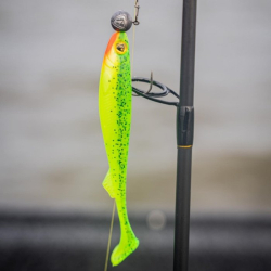 Силиконовая приманка Rage Slick Shad Glitter Perch 7cm 1шт
