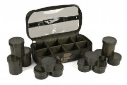 Кейс с баночками для дипования Fox Camolite Hookbait Case 12 Pot