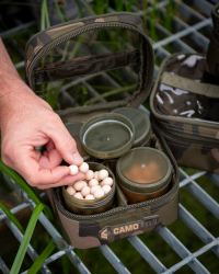 Кейс с баночками для дипования Fox Camolite Hookbait Case 8 Pot