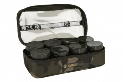 Кейс с баночками для дипования Fox Camolite Hookbait Case 12 Pot