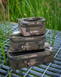 Кейс с баночками для дипования Fox Camolite Hookbait Case 12 Pot