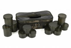 Кейс с баночками для дипования Fox Camolite Hookbait Case 12 Pot