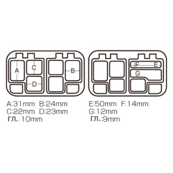 Коробка Meiho Pro Spring Case CB-440