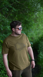 Футболка Avid Carp Icon T-Shirt khaki S 1шт