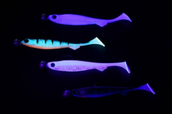 Штучна приманка Rage Ultra UV Slick Shad Loaded 9cm 7g 2/0 x 4 9cm 7g 2/0 4шт 