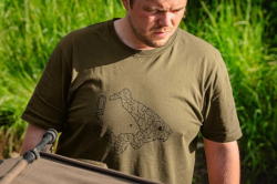 Футболка Avid Carp Icon T-Shirt khaki M 1шт