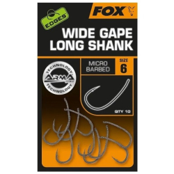 Крючки карповые Fox Edges Armapoint Super Wide Gape Long shank Size 7 10шт