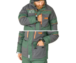 Костюм зимовий  Norfin Discovery 3 Green-Grey XXL -35 °