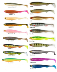 Штучна приманка Rage Ultra UV Slick Shad Mixed Color Pack 11cm x 4 11cm 4шт 