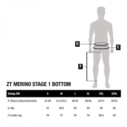 Штаны Nash ZT Merino Stage 1 Bottoms S 1шт