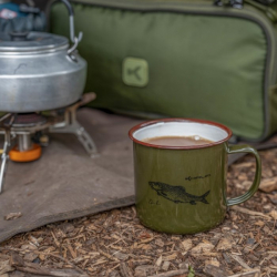 Кружка эмалированная Korum Classic Enamel Mug Barbel 330ml