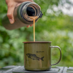 Кружка эмалированная Korum Classic Enamel Mug Barbel 330ml