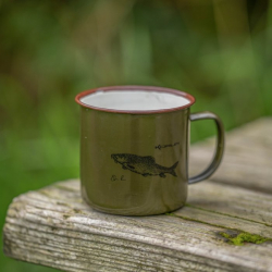 Кружка эмалированная Korum Classic Enamel Mug Barbel 330ml