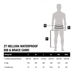 Штаны водонепроницаемые Nash ZT Helluva Waterproof Trousers Camo XL 1шт