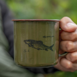 Кружка эмалированная Korum Classic Enamel Mug Barbel 330ml