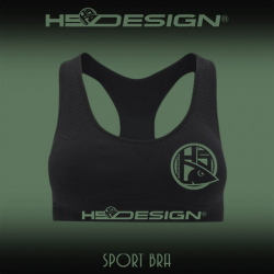 Футболка женская Фитнес Топ Hotspot Design Sport Bra Green Logo L 1шт