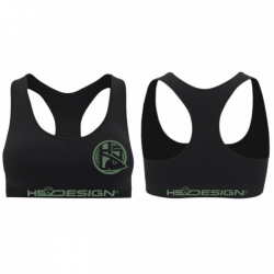 Футболка женская Фитнес Топ Hotspot Design Sport Bra Green Logo L 1шт