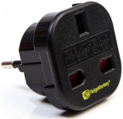 Переходник Ridge Monkey Vault UK 3 pin to EU 2 pin Travel Adaptor 1шт