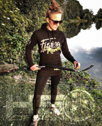 Толстовка женская Hotspot Design Fishing Mania Long Hoodie L 1шт