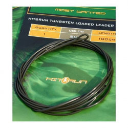 Готовый лидкор PB Products TUNGSTEN LOADED LEADER Weed, 100см, водоросль (22201)