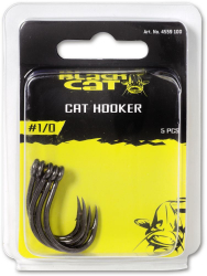 Крючок Black Cat Cat Hooker DG DG coating # 1/0 5шт 2,5g