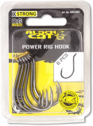 Крючок Black Cat Power Rig Hook DG DG coating #7/0 6шт