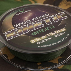 Шнур Gardner Kinetic Spod Braid 35lb 15,9кг 0,30мм 250м (XKSB)