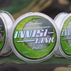 Поводочный материал Gardner INVISI-LINK, 0,45 мм, 25 м, 25 lb, 11,3 кг, clear ()