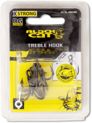 Тройник №4/0 Black Cat Treble Hook DG DG coating 5pcs