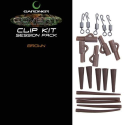 Набор:COVERT CLIP KIT SESSION PACK C-THRU GREEN (5)